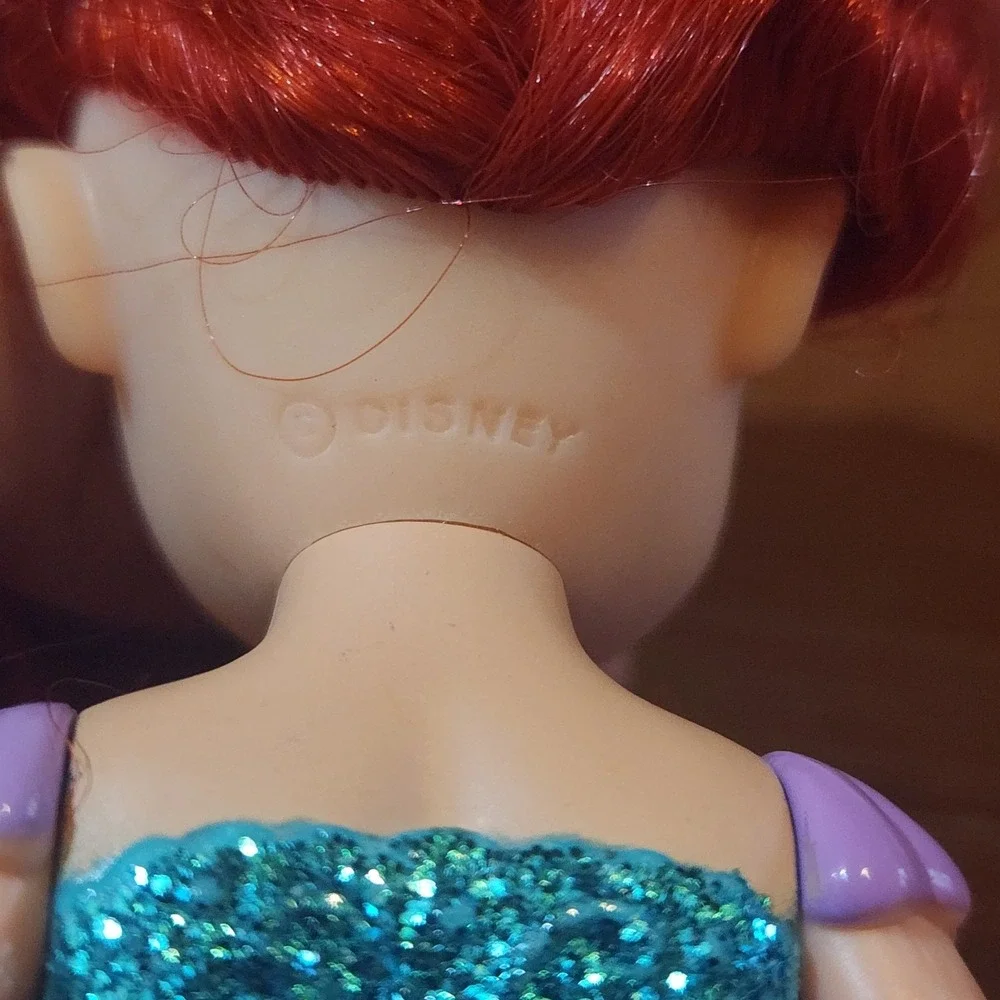 Disney Princess Girl‎ Ariel Glittered Petite Doll With Shoes Doll Toy